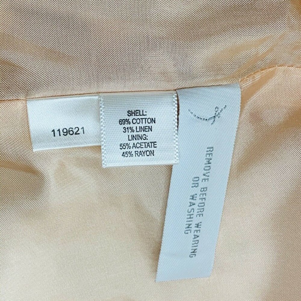 Ann Taylor Floral Cotton & Linen Blend Blazer - Picture 12 of 13